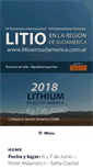 Mobile Screenshot of litioensudamerica.com.ar
